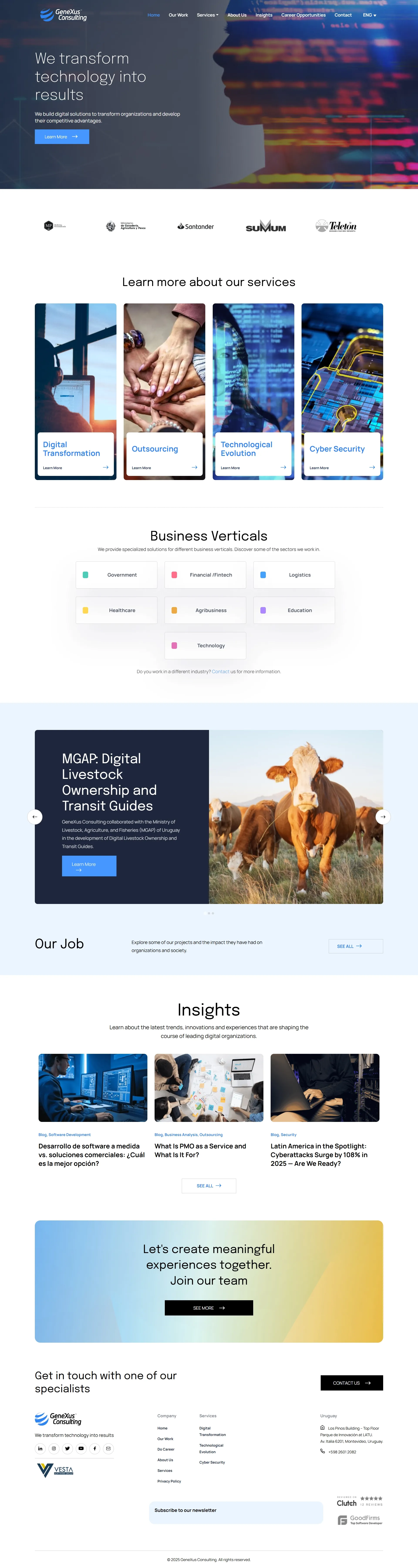GeneXus Consulting - Vista Desktop
