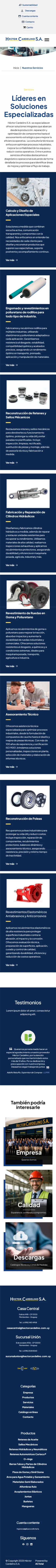 Héctor Cardelino SA - Vista Mobile