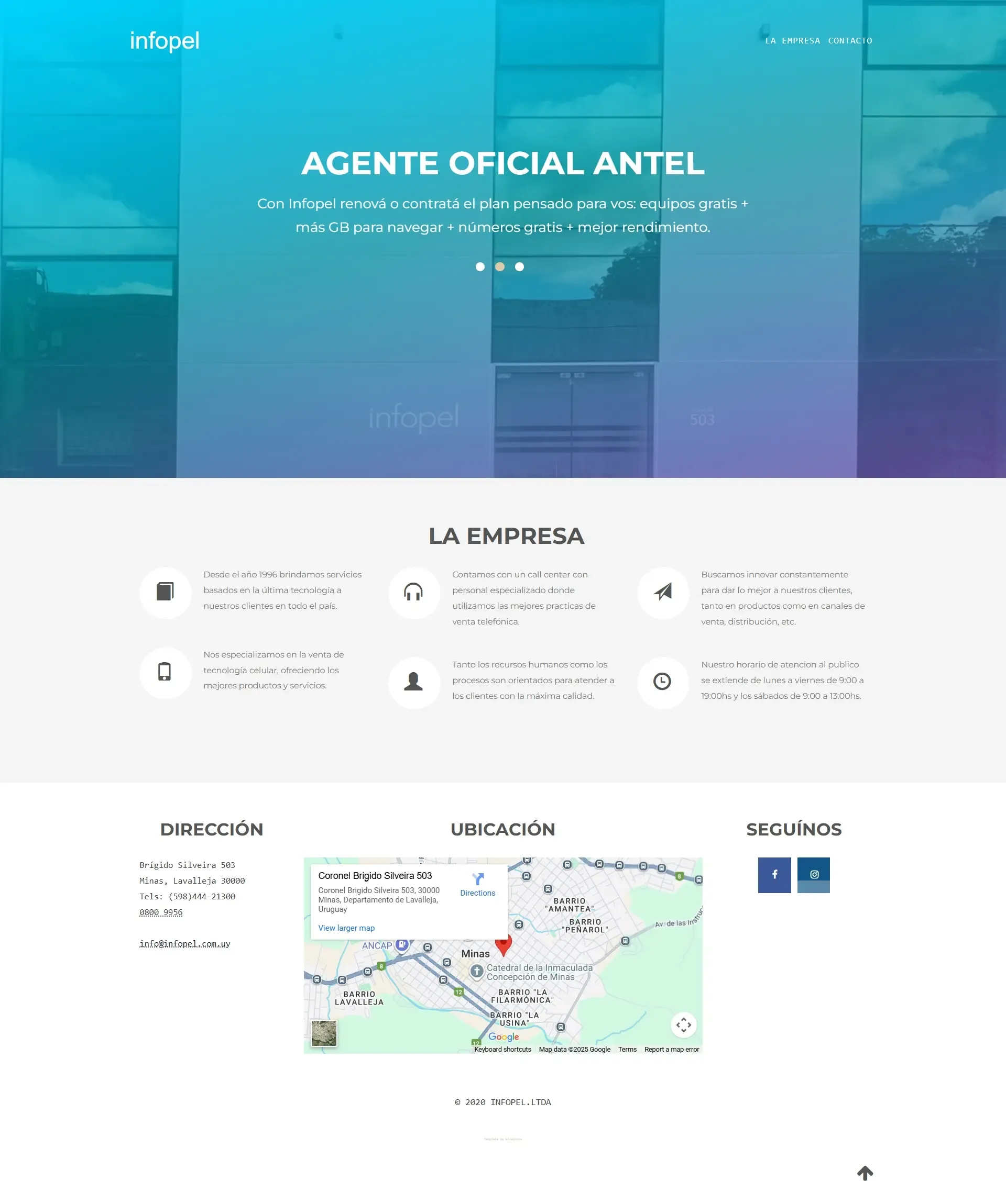 Infopel - Vista Desktop