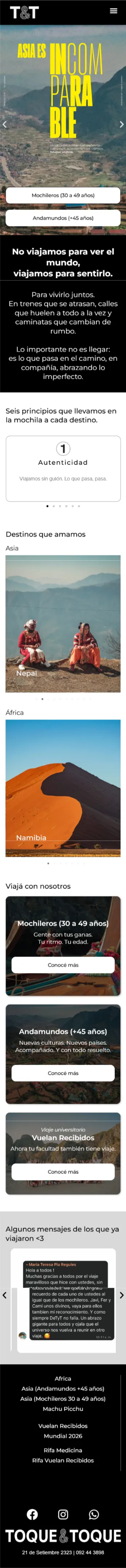 Toque & Toque - Vista Mobile