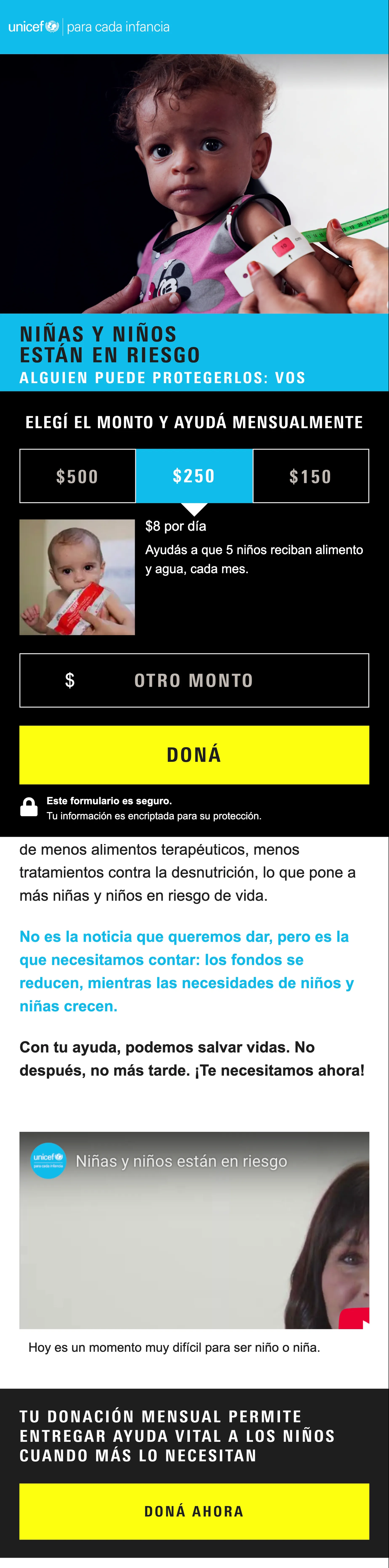 Unicef - Vista Mobile